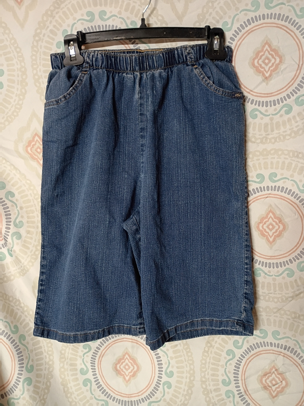 chic Dark Blue Denim Jean Shorts